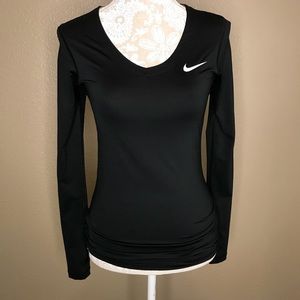 Nike Pro Long Sleeve Black Shirt S